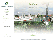 Tablet Screenshot of cafe-aquarium.com